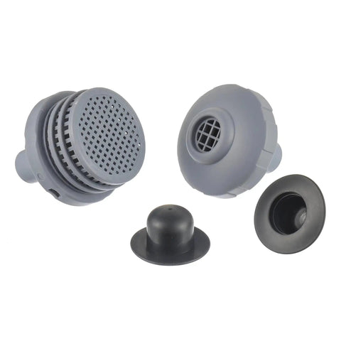 Pool Inlet Strainer Water Jet Connector Kit For Intex Above Ground Pools Replacement Parts With Inlet Nozzle Outlet Grid Hole Plug 1.25