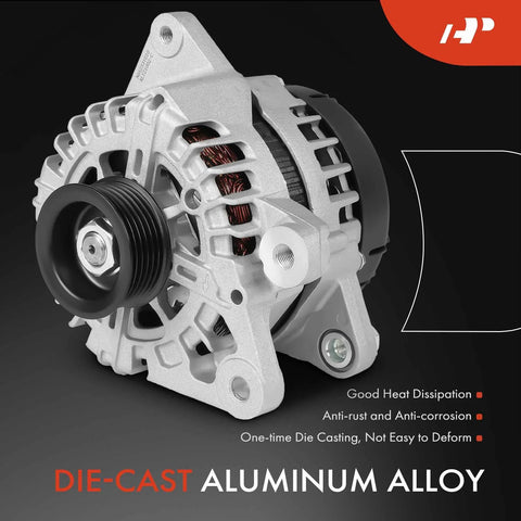 Premium Alternator For Kia Soul 2017 2019 And Hyundai Tucson 2016 2021 12V 150A With 6-Groove CW Rotation 2.0L Engine