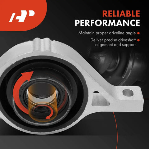 Rear Driveshaft Center Support Bearing Fits Kia Sorento 2013 2014 And Hyundai Santa Fe Sport 2013 2018 Beefed Up Heavy Duty Replacement Driveshaft Carrier Bearing With OE Numbers 49300A1000 40100T0AA02 close-up view