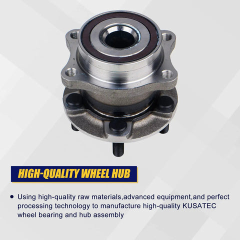 Two Piece Rear Wheel Bearing And Hub Assembly Fits 2008 To 2014 Subaru Impreza Rear 2009 To 2013 Forester Rear