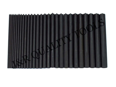 28 Piece Transfer Punch Set 3/32 To 1/2 Inch Heat Treated Pro Grade Alloy Steel Toolmaker Machinist Punch Kit aligned