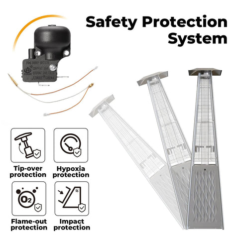 Outdoor heater replacement parts kit: thermocouple and tilt switch for round and pyramid patio heaters, Amazon Home