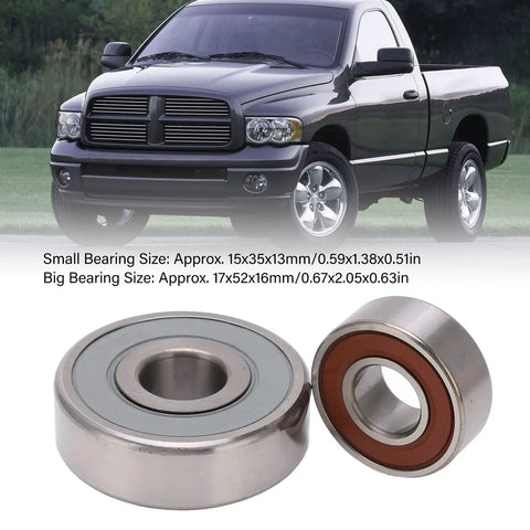 Alternator Bearing Kit F00M990434 Beefed-Up Replacement for 1500, 2500, 3500 with 5.7L V8 Engine 2003-2006, shown with Ram truck