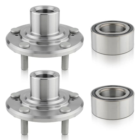 Front Wheel Hub Bearing Assembly Pair For Accord 2008-2012, Crosstour 2010-2015, Accord Crosstour 2010-2011, Acura TSX 2009-2014