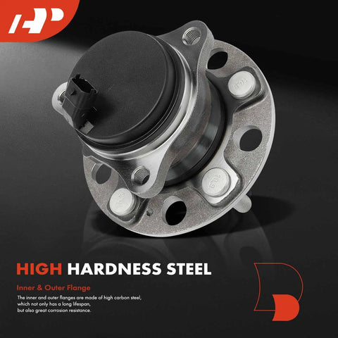Beefed Up Two Rear Wheel Bearing And Hub Assemblies With ABS And Five Lug For Hyundai Elantra N 2022 2023 front view