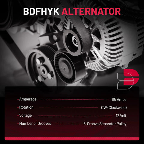 Alternator Direct Fit For Toyota Corolla 2014 2019 1.8L L4 Engine Replacement 11693N 11693 27060 0T230 close-up view