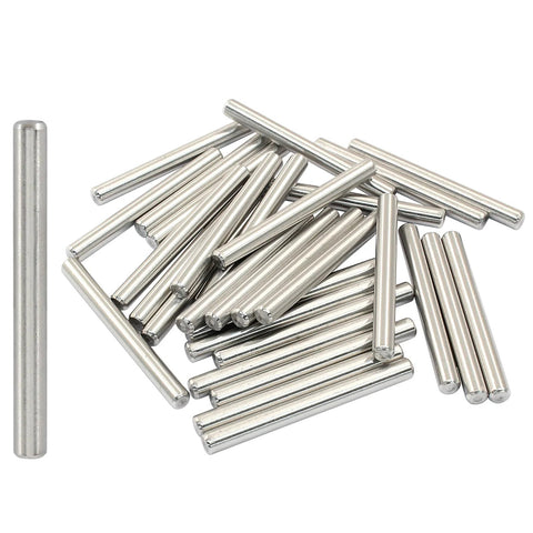 30Pcs M4 40Mm Stainless Steel Dowel Pins Set for Shelf Support and Furniture Pegs unthreaded cylindrical dowels silver