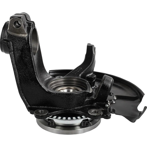 Front Left And Right Steering Knuckle And Wheel Hub Bearing Assembly Kit For Volkswagen Beetle 1999 To 2010 Golf 2000 To 2006 Jetta 1999 To 2005 Fits 288 MM Rotors Two Piece Replacement