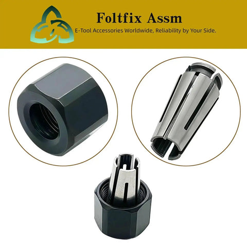 Replacement Collet Nut For One Quarter Inch Collet Routers And Angle Grinders Compatible With 2723-20 2784-20 2784-22 43-44-0043