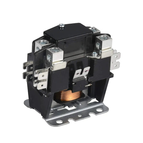 One Pole Beefed Up 40 Amp 120V Coil Contactor UL Recognized and A2L Compliant for HVAC Units Condensers and Heat Pumps