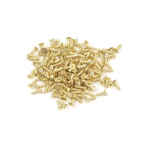 Gold screws for 180 Degree Golden Mini Box Hinges Replacement Butt Folding Hinges For Cabinets And Closets Pack Of 24