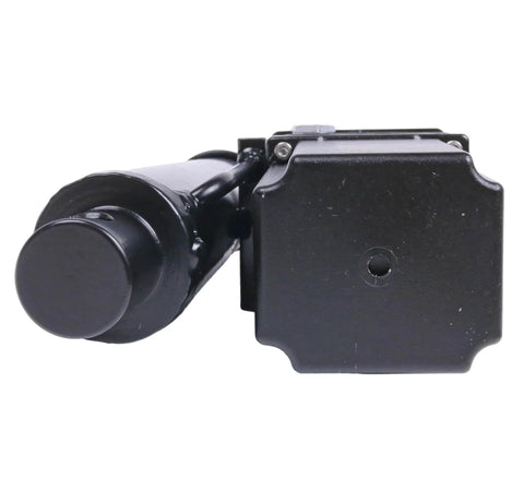 Front view of Heavy Duty 12V DC 8 Inch Stroke Electric Linear Actuator JEENDA Beefy 1760 Lbs Push Force unit for dump trailers.