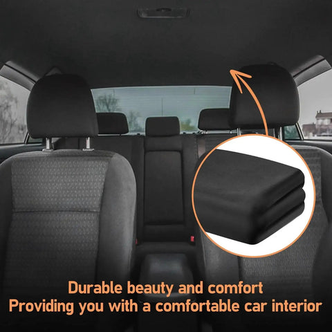 Car interior showcasing Foam-Backed 4mm Suede Headliner Fabric For Auto Interiors 98x60 In DIY Kit folded.