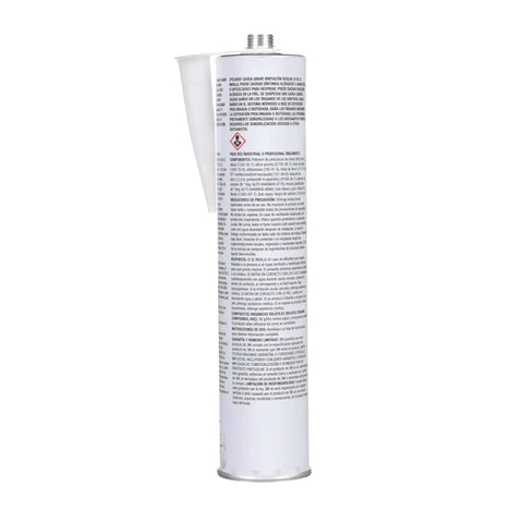 Back view of Polyurethane Adhesive Sealant 560, Black 310 mL Cartridge