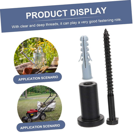Product display of 4 Sets Sliding Barn Door Hardware Spacers And Track Connectors Carbon Steel Adjustable Wall Mounted Spacing Kit