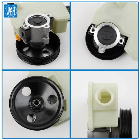 Power Steering Pump With Pulley For Jeep Liberty 2002 2003 2004 2005 2006 V6 3.7L Beefed Up Replacement Easy Install Durable Steering Part