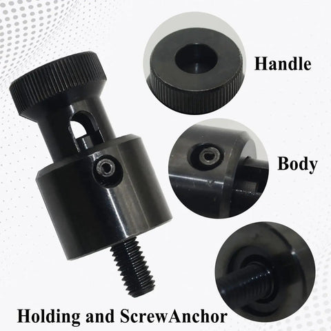 3/8-16 Screw Anchor Expander For Masonry Anchors Fits Anchor 84305 Power Drill Part Replacement in black steel, detailed view