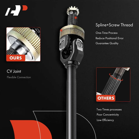 Rear Axle Shaft Assembly With Bearing And Seal For Jeep Wrangler 2007 To 2011 3.8L And 2012 To 2018 3.6L, CV joint details