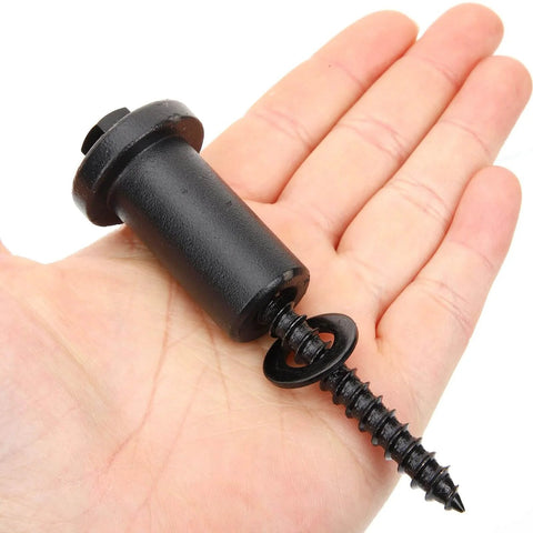 4 Sets Barn Door Track Spacers Replacement Kit With Rugged Carbon Steel Heavy Duty Sliding Door Hardware Connectors in hand