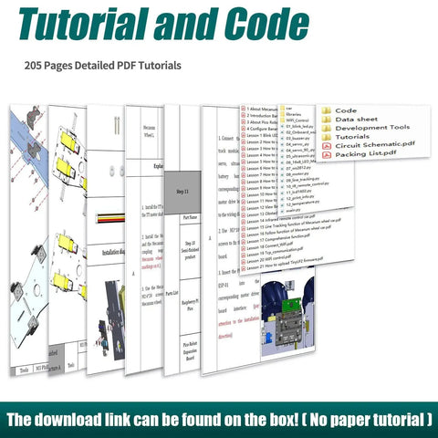 Omnidirectional 4WD Mecanum Robot Car Kit For ESP32 S3 And Banana Pi PicoW S3 PDF tutorials and coding instructions