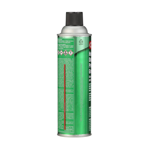 Side view of Heavy Duty Clear Penetrating Grease With PTFE, 13 Oz, showing label and green packaging.