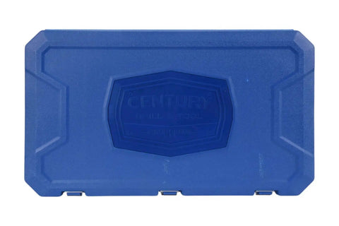 Blue carrying case for Fractional Tap And Die Set In Carbon Steel 58 Piece Tool Kit For Hand Threading In Metalworking Auto Shop Maintenance