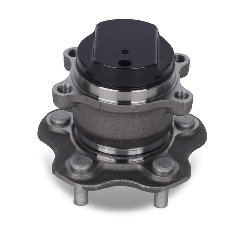 Front view of Rear Wheel Bearing And Hub Assembly For Nissan Rogue 2008 2009 2010 2011 2012 2013 Rear FWD And Rogue Select 2014 2015 With ABS 5 Lug