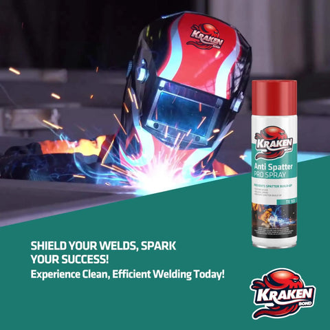 Anti Spatter Welding Spray 2 Pack, 12 Oz Each, non flammable, MIG and TIG safe, shields workpieces from spatter, welding scene