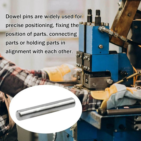 304 Stainless Steel Dowel Pins Cylindrical Locating Pins 4mm By 25mm Set Of 50 for precise alignment in mechanical setup