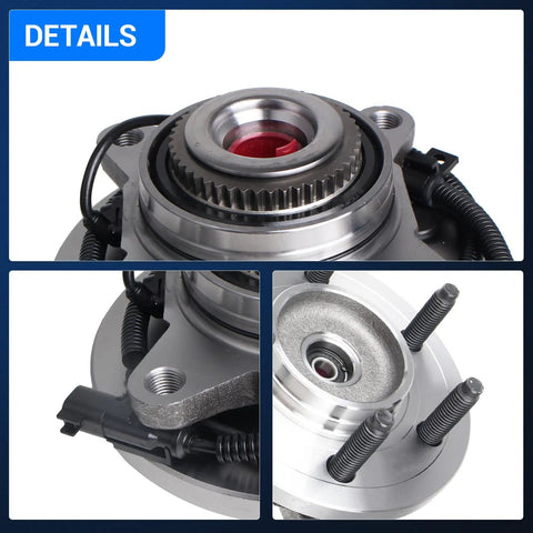 Front Wheel Bearing And Hub Assembly For 2011 2012 2013 2014 Ford F150 Expedition Lincoln Navigator 4WD 6 Lug With ABS Direct Fit Replacement Part 515142 Premium Quality details
