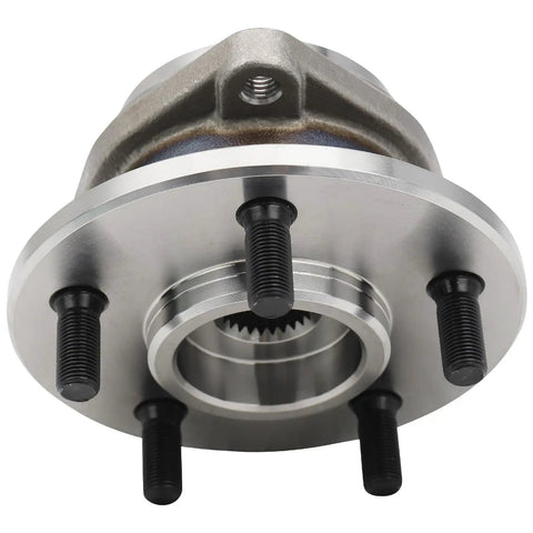 Front view of Front Wheel Bearing Hub Assembly for Jeep Cherokee Wagoneer Wrangler Grand Wagoneer Grand Cherokee 4x4 5 Lug Non ABS