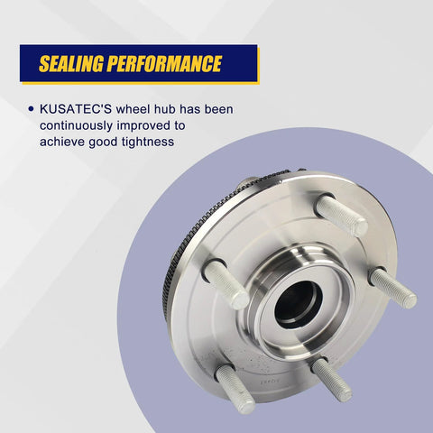Rear Wheel Bearing And Hub Assembly Compatible With 2012-2016 Chrysler Town And Country, 2012-2020 Dodge Grand Caravan shown from side
