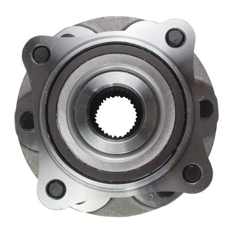 4WD Front Wheel Bearing And Hub Assembly For Toyota Tacoma 2005 To 2019, Toyota 4Runner 2003 To 2019, FJ Cruiser 2007 To 2014, Lexus GX470 2003 To 2009, GX460 2010 To 2019, 6 Lug With WBS, Heavy Duty Beefed Up Aftermarket Replacement