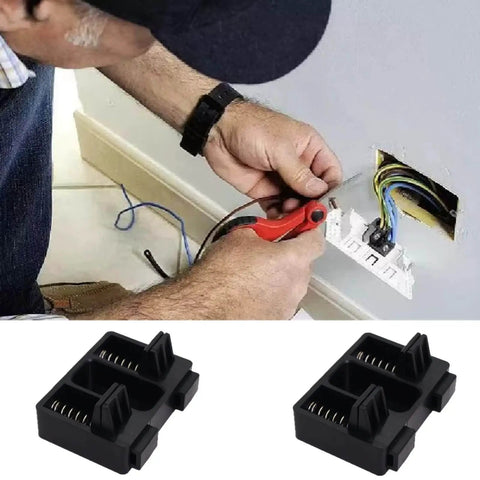 Hands Free Wire Soldering Holder for Welding Projects, Portable Soldering Fixture with adjustable clamps and guides shown in use.