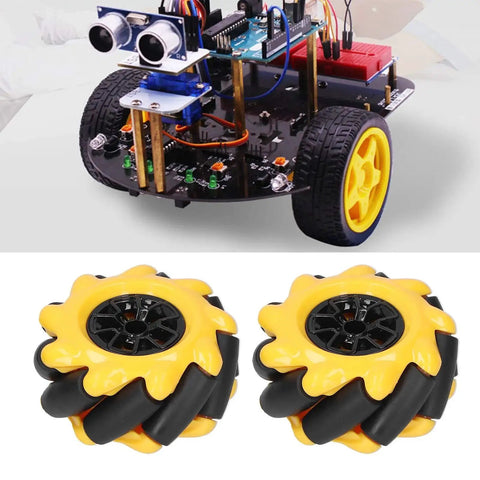 Mecanum Wheel Robot Kit With 60mm Omnidirectional Wheels And A Sturdy Smart Car Chassis For TT Motor STEM Projects