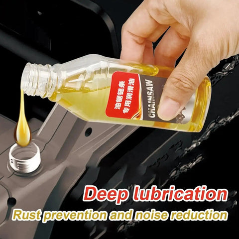 All Season Chainsaw Oil 100ml Synthetic Heavy Duty Multi Purpose Lubricant For Gas And Electric Saws 3X Rust Protection