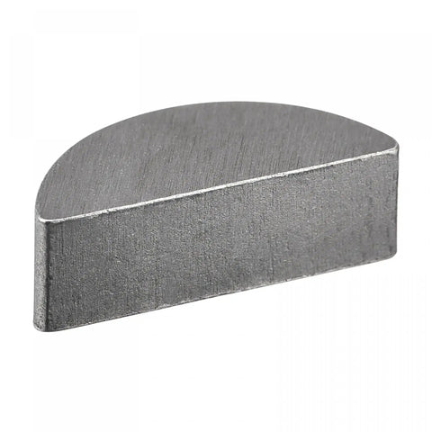 Single Woodruff Keys Set 20 Pcs 8mm Width X 10mm Height X 25mm Diameter Semicircle Key Stock Carbon Steel Polished Heavy Duty