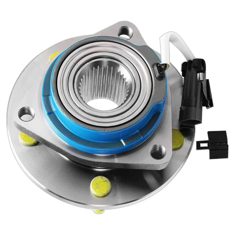 Set of 2 Front or Rear Wheel Bearing Hub Assemblies with CV Axle Nuts for 2000-2013 Chevy Impala close-up view