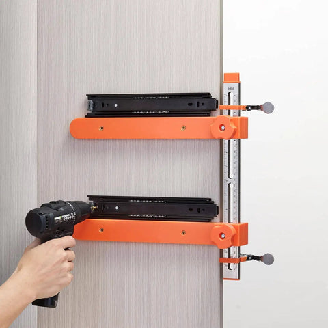 Drawer Slide Jig For Cabinets And Drawers With Laser Engraved Double Scale Markings Precision Tool For Fast And Accurate Installations