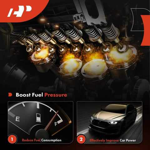 High Pressure Fuel Pump Replacement For Ford Edge 2012 To 2014 Escape 2013 To 2016 installed in engine with boost effects, gauge, car