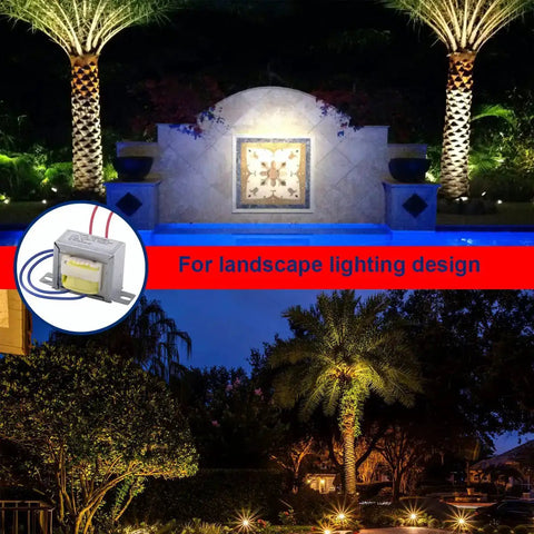 Two Pack 110V To 12V AC Power Transformer 10W 50/60Hz Output For Synchronous Motors Lighting And Audio Gear Built Tough With Mounting Holes And Rust Resistant Finish for landscape lighting design