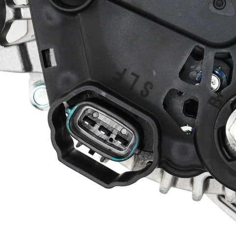 Close-up of plug on Alternator Beefed Up For Kia Sorento 2011 2012 2.4L Santa Fe 2010 2012 2.4L Sonata 2011 2014 2.0T