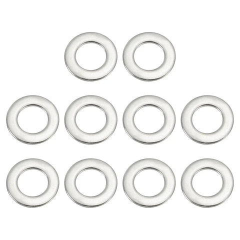 304 Stainless Steel Fender Washers Set, 10 Pack, Flat Washers 3/4 Inch ID X 1 1/3 Inch OD X 0.12 Inch Thick, Heavy Duty For Screws And Bolts