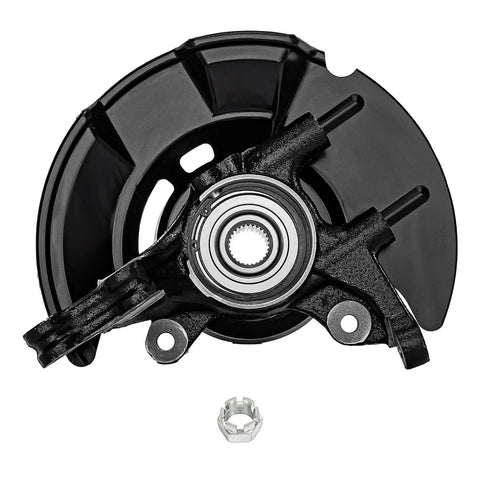 Front Left Steering Knuckle With Wheel Bearing Hub Assembly For 2007 2012 Hyundai Elantra Driver Side Replacement ABS Models Only