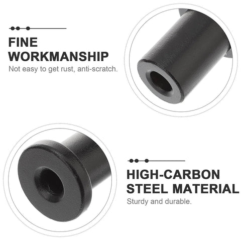 Close-up of Sliding Barn Door Spacers Kit DIY Ready 5 Pcs Flat Track Hardware Replacement, showing high-carbon steel material.