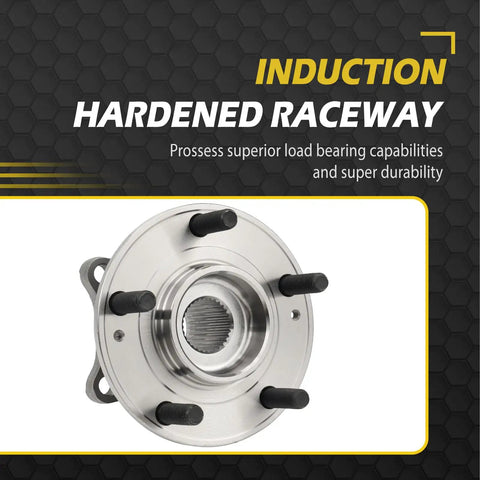 4WD And AWD Front Or Rear Wheel Bearing And Hub Replacement Pair For Kia Sorento 2011-2015, Hyundai Santa Fe 2007-2014