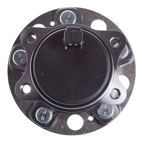 Top view of Beefed Up Rear Wheel Hub And Bearing Assembly OEM-Quality for Hyundai and Kia Vehicles, fits multiple models.
