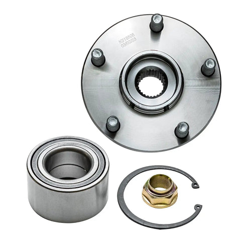 Front Wheel Bearing Hub Assembly Bolt In Replacement Fits Toyota Camry 1992 2003 Solara 1999 2003 And Lexus RX300 AWD 1999 2003 With 5 Lug Wheels For 4 Cylinder Models Only shown with components