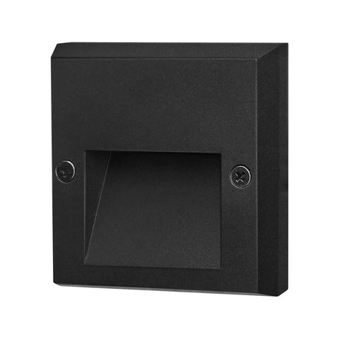 Six Pack Slim Square Low Voltage Deck Post Lights For Posts And Steps, Outdoor Step Lights, 12V Fence Railing Lighting Fixtures, Die Cast Aluminum