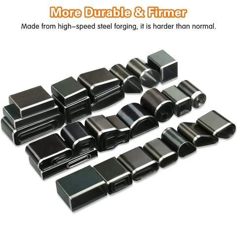 Various punch cutter shapes in 56 Piece Leather Hole Punch Set With Storage Case And Mat Includes Multiple Shapes For Belts Hollow Punch Cutter Tool For Handmade Diy Crafts Durable High Speed Steel Forging For Sharp Clean Cuts.